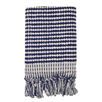 Pompom Bubble Handloom Bath Turkish Towels Farmhouse Decor by Kikoya — view 24