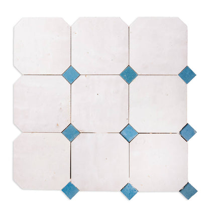Contemporary Zellige Panels, 12" X 12" X 1/2" Floor & Wall by Moroccan Mosaic