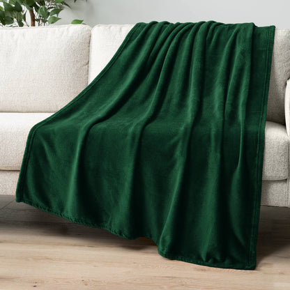 Classic Fleece Throw Blanket by Pavilia — view 2
