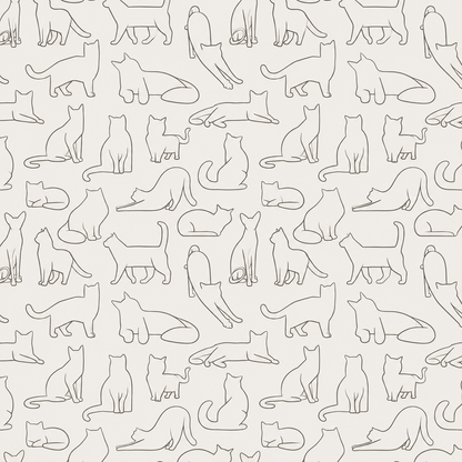 Wide shot of a full wall displaying the consistent repeat and small-scale pattern for whole-room coverage