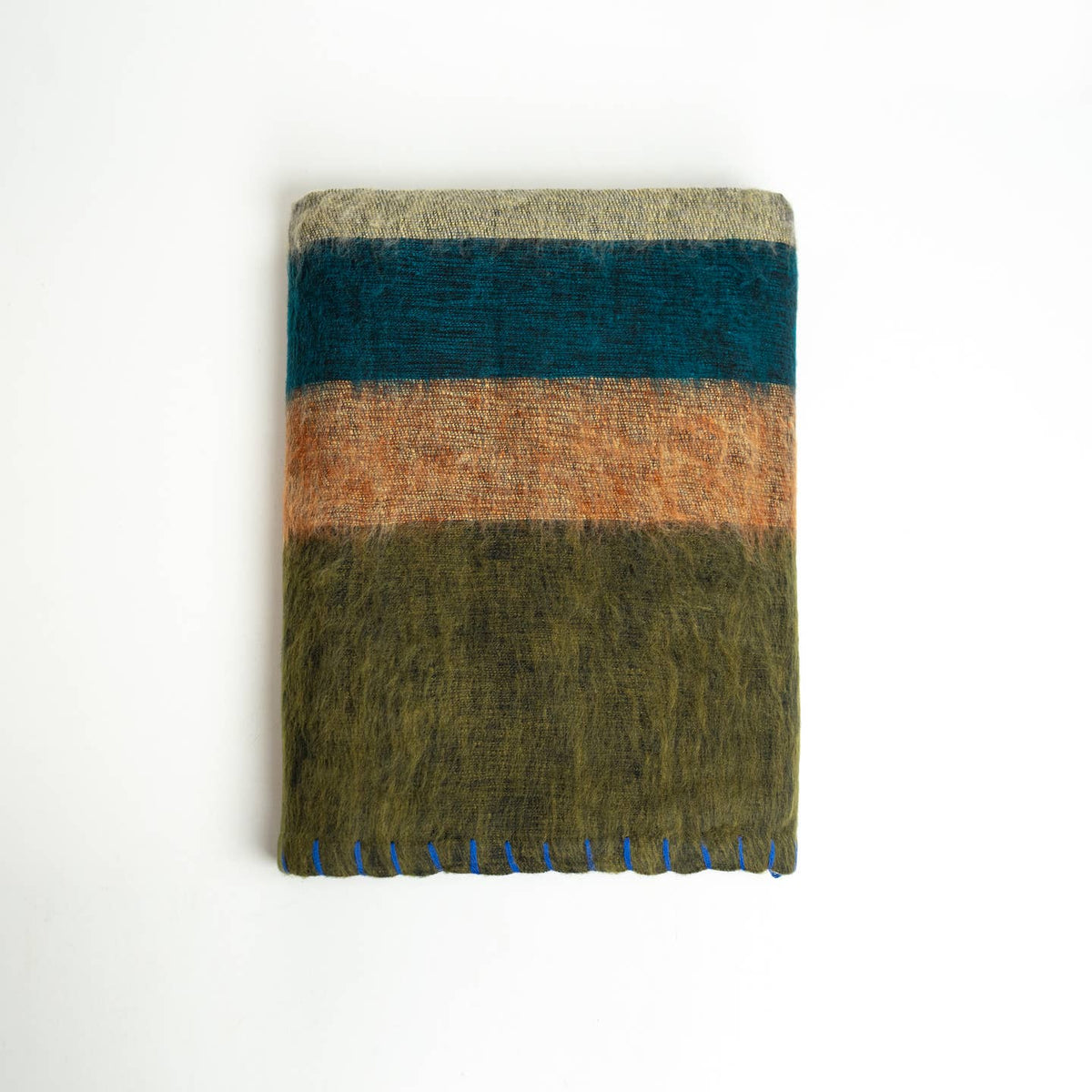 Extra Soft Yak Wool Travel Throw Blanket 46"x90" Handmade by ART HIMALAYAN TRADING LTD — view 3
