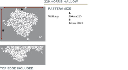 Pochoir William Morris Mauve