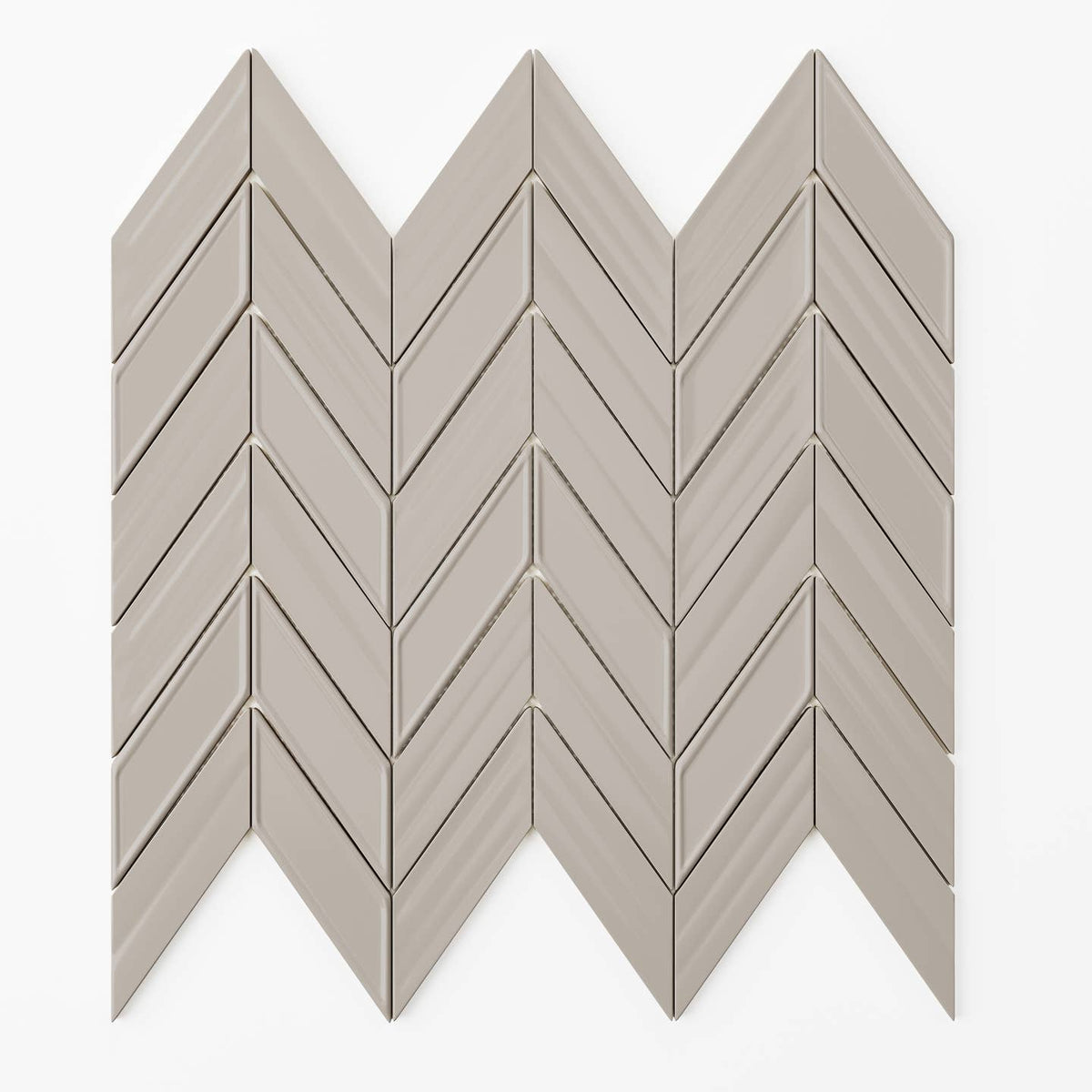 12"X12" Ceramic Fletching Mosaic Tile by Thomas Avenue Ceramics — view 4