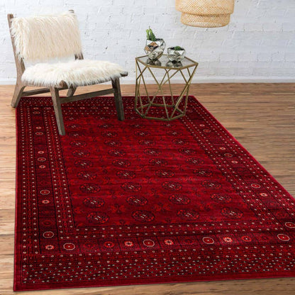 Bokhara Red Area Rug