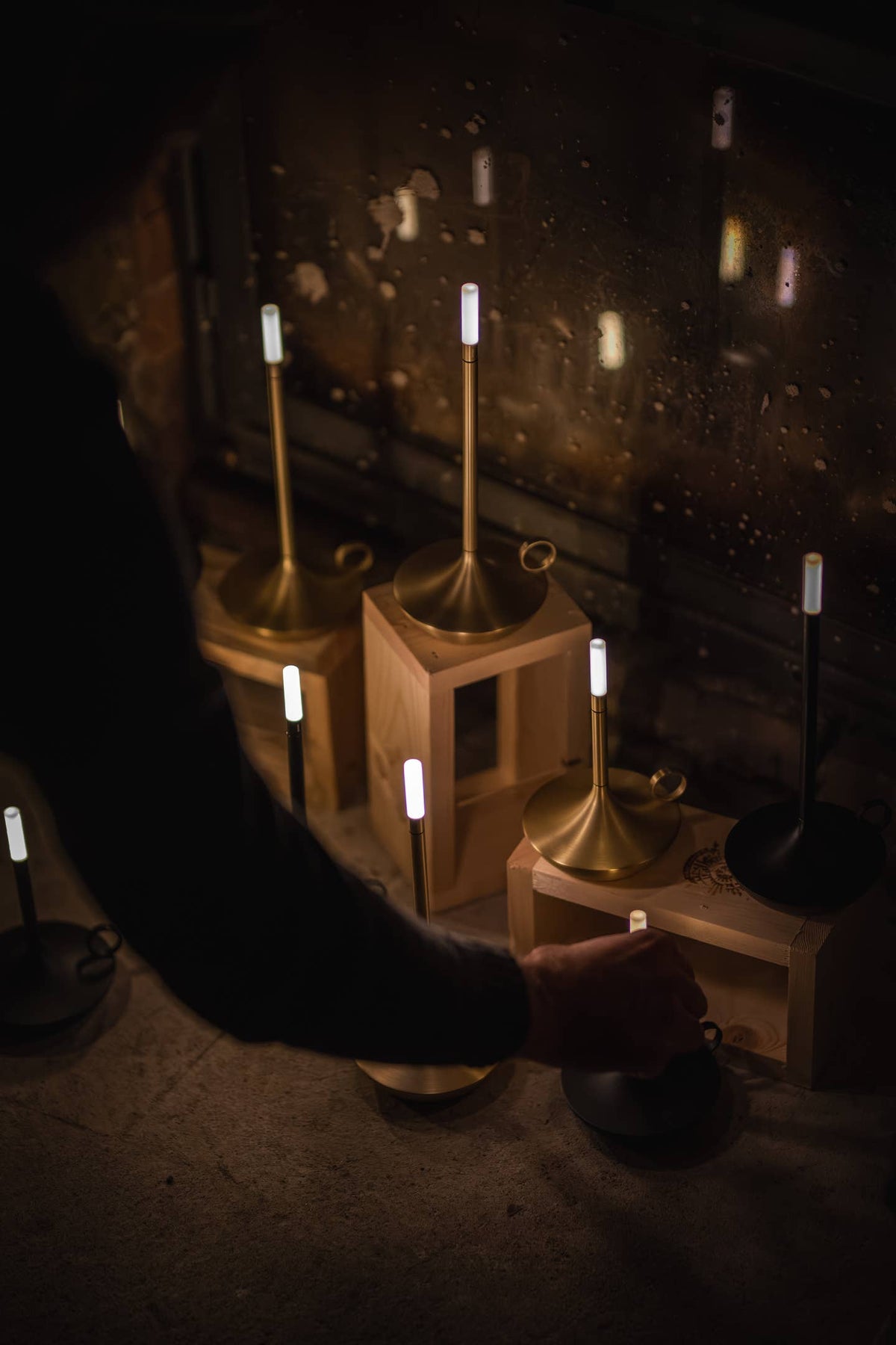Graypants Wick Portable Rechargeable Led Table Lamp by VANMOKUM — view 14