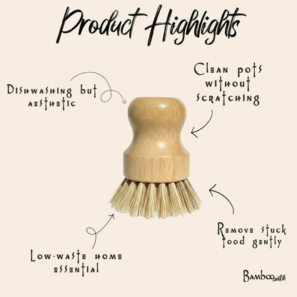 Bamboo Pot Scrubber — Kitchen — Summer Bestseller by Bamboo Switch — view 2