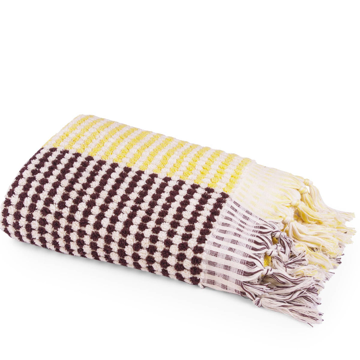 Pompom Bubble Handloom Bath Turkish Towels Farmhouse Decor by Kikoya — view 45