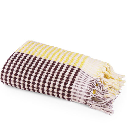 Pompom Bubble Handloom Bath Turkish Towels Farmhouse Decor by Kikoya — view 45