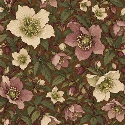 Subtle shadow play on wallpaper surface enhancing texture and pattern depth.