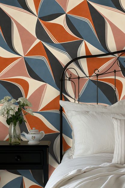 Wallpaper pattern repeated showing crisp edges and varied color planes.