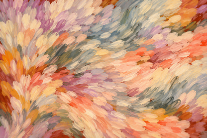 Palette Brush Ripple wallpaper shown in an interior setting