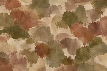 Painterly abstract wallpaper in autumn-inspired hues