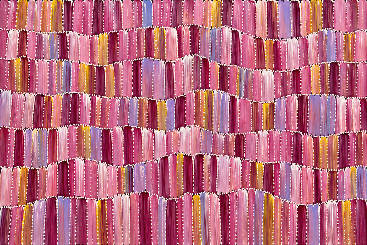 Segmented Brushstroke Tides wallpaper image 13