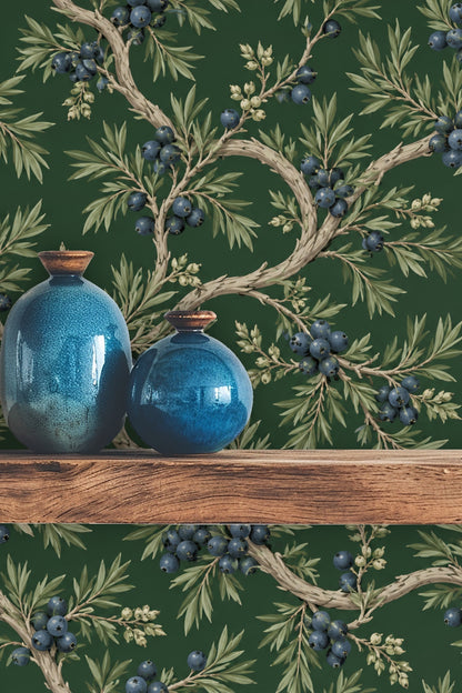 Artistic representation of juniper bark texture with naturalistic color variation on wallpaper.