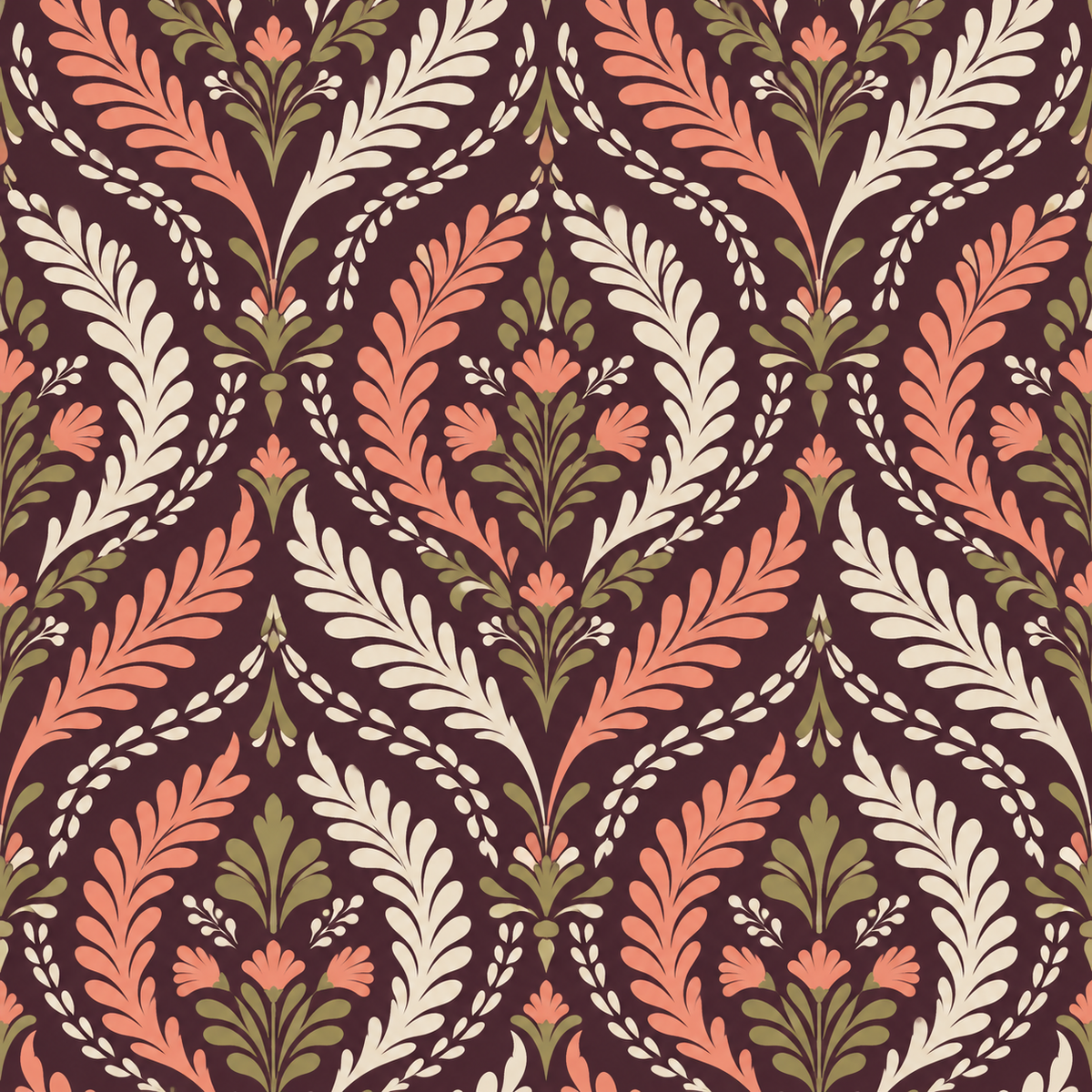 Pattern detail highlighting line quality and color palette
