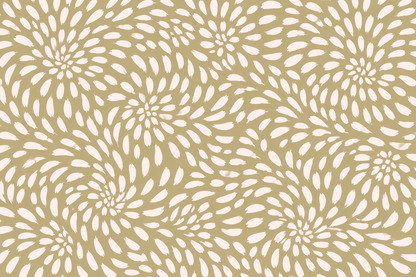 Smooth midcentury modern wallpaper pattern in muted earth tones