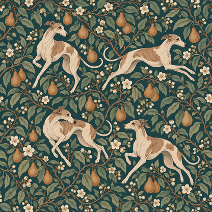 Classic Canine Arboretum wallpaper image 13