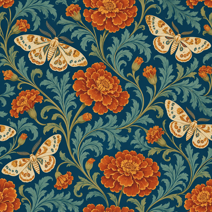 Tawny Flutter on Teal wallpaper image 13