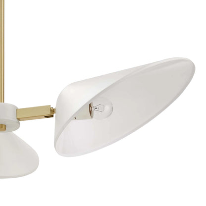 Ivory Journey 3-Light 3" Arm Pendant