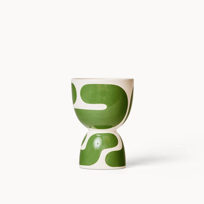 Meadow Color Block Stacked Planters (Gloss) by Franca — view 3