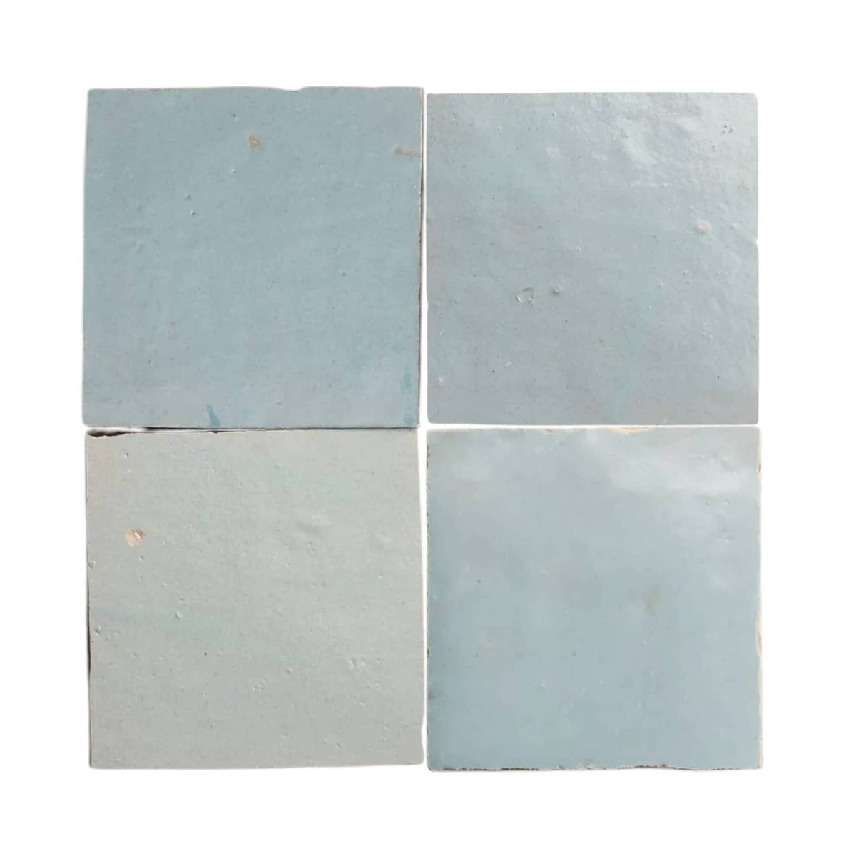 Glossy Wisteria Zellige — Square by Moroccantastics