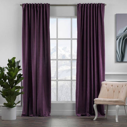 Extra Long Matte Decorative Custom Size Curtain