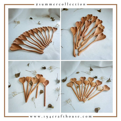 Wiggly Heart-Shaped Wooden Spoon - Home Decor and Gifts by 194 Craft House — view 6