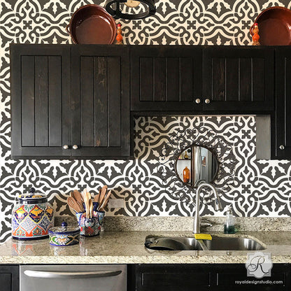 Toledo Tile Stencil