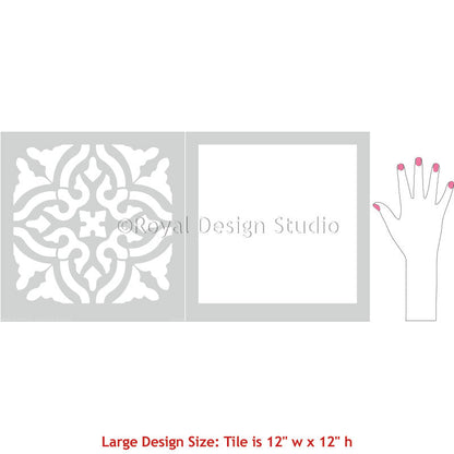 Toledo Tile Stencil