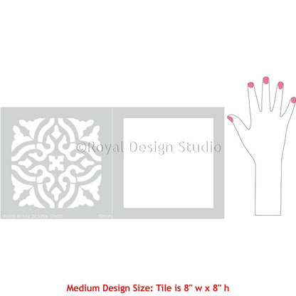 Toledo Tile Stencil