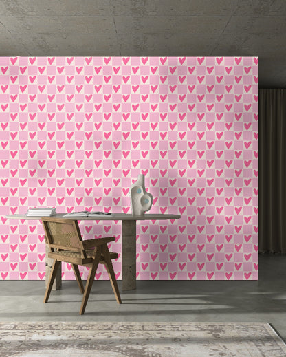 Horizontal crop showing the pattern repeat across a wide expanse to illustrate scale and color balance